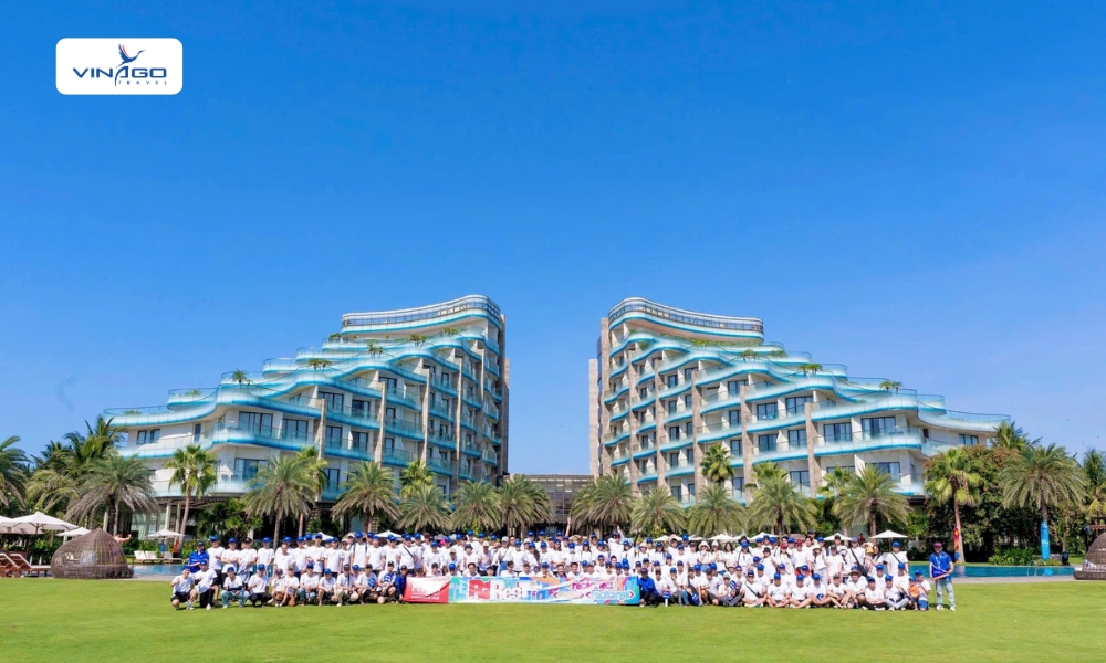 VINAGO tổ chức tour MICE 2 ngày 1 đêm đoàn RIKKEISOFT