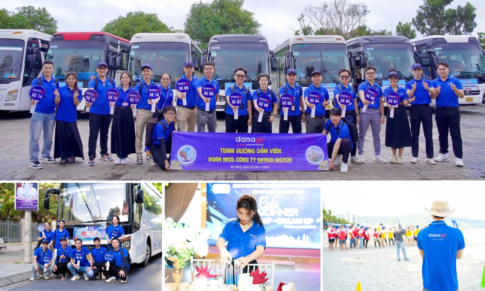 Đội ngũ nhân sự hướng dẫn viên của DANAGO