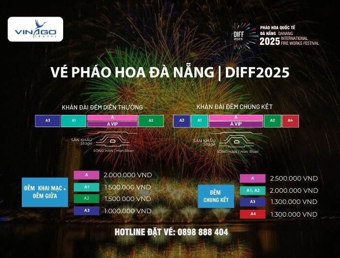 Bảng Giá Vé Pháo Hoa Đà Nẵng DIFF 2025